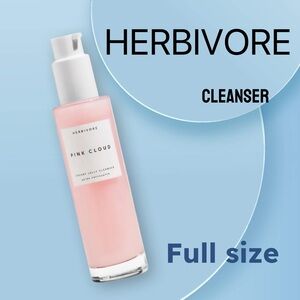 🆕📦*BNIB* HERBIVORE | FULL | Pink Cloud Makeup Removing Face Wash